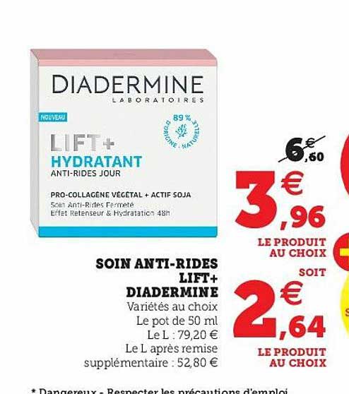 soin anti-rides lift+ diadermine
