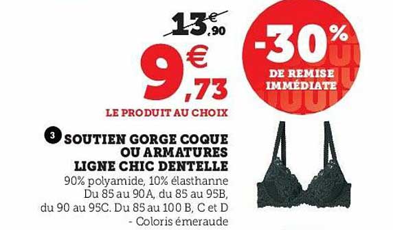 soutien gorge coque ou armatures ligne chic dentelle