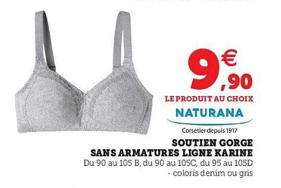 soutien gorger sans armatures ligne karine