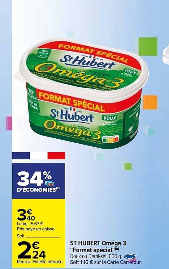 st hubert oméga 3 "format spécial"