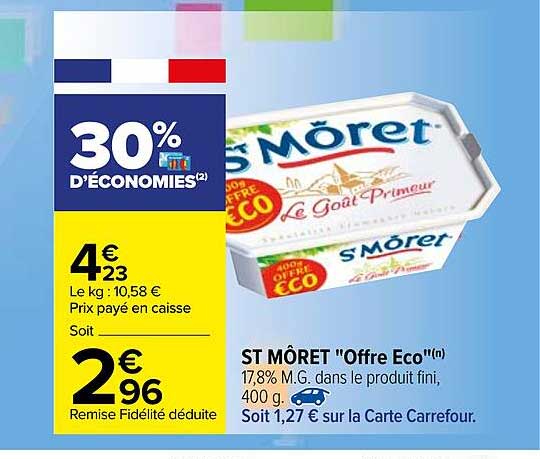 st môret "offre éco"