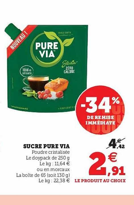 sucre pure via