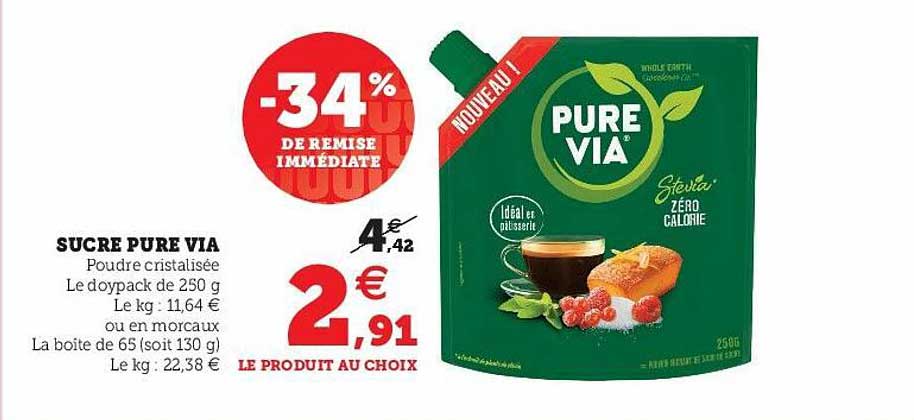 sucre pure via