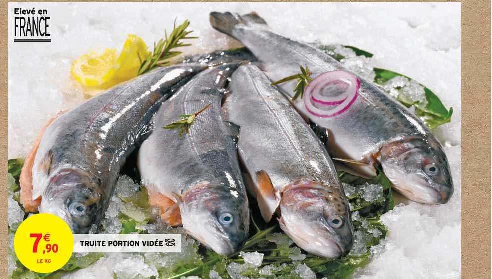 Truite Portion Vidée