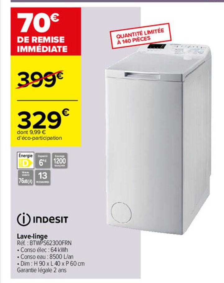lave-linge indesit