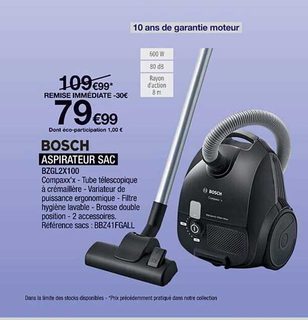 Aspirateur Sac Bosch