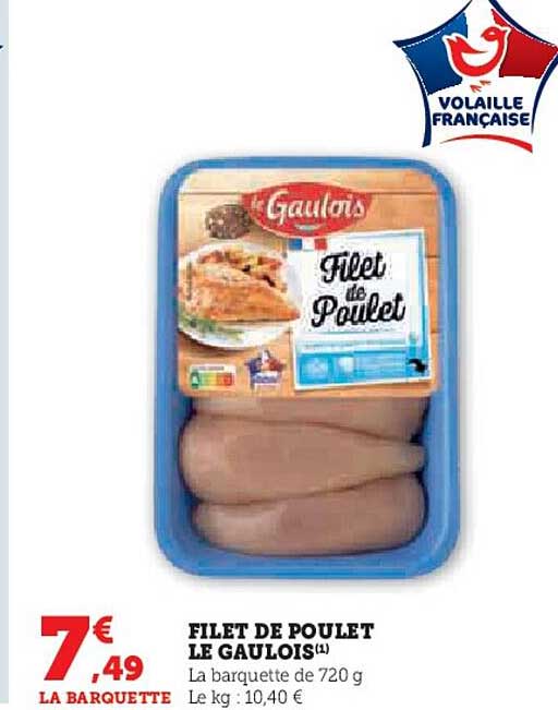 Filet De Poulet Le Gaulois