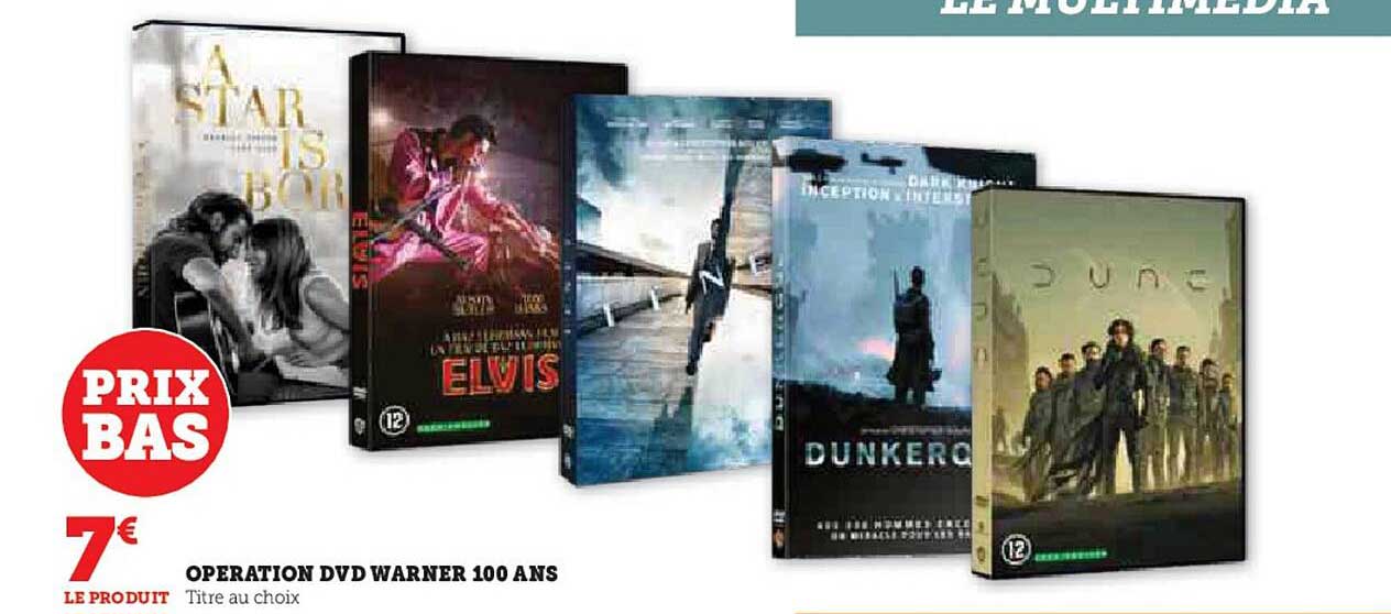 opération dvd warner 100 ans