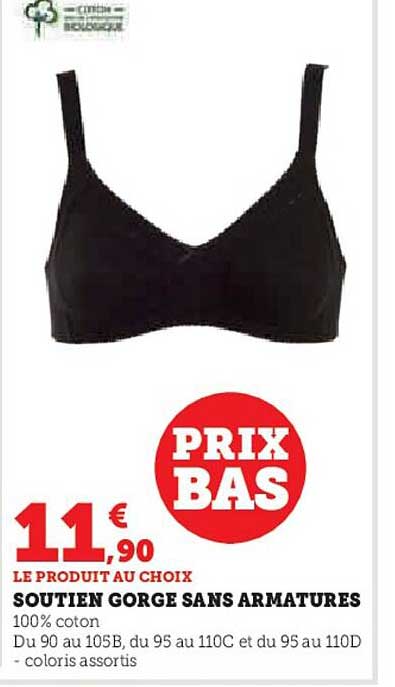 soutien gorge sans armatures