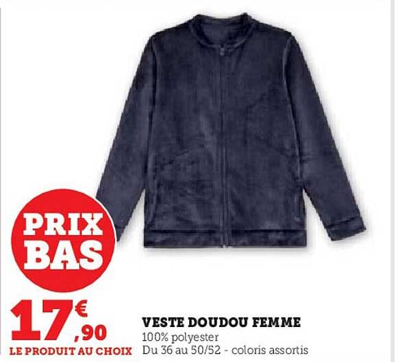 Veste Doudou Femme