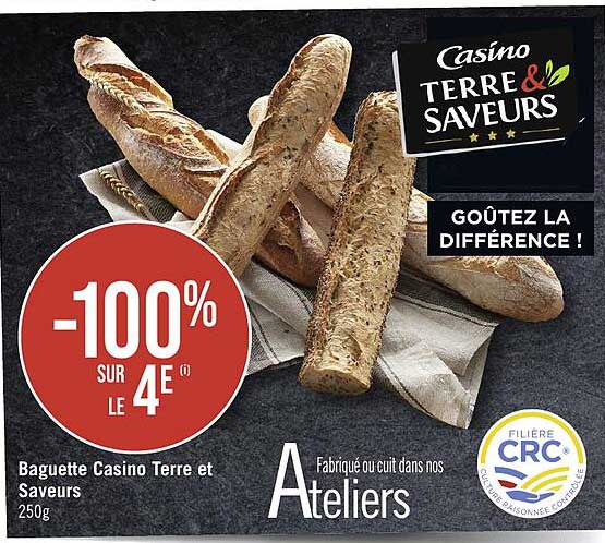 Baguette Casino Terre Et Saveurs