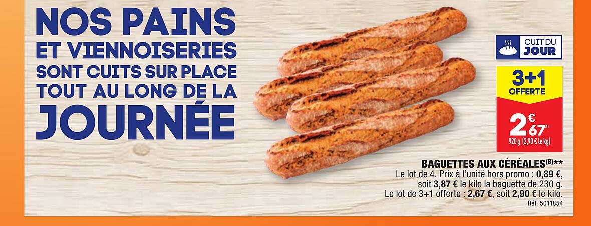 Baguettes Aux Céréales