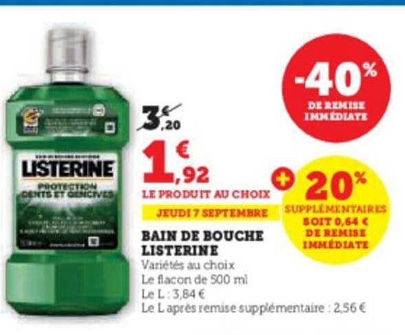 Bain De Bouche Listerine