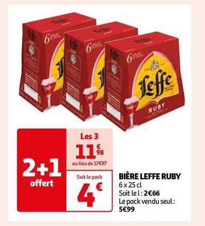 Bière Leffe Ruby