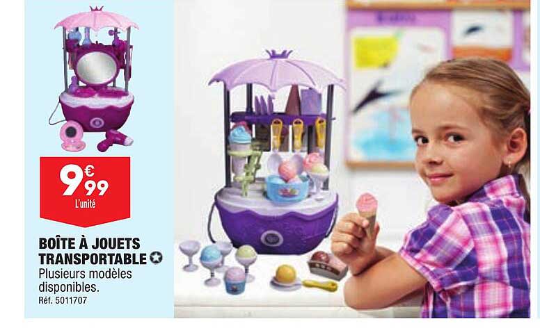 Boîte à Jouets Transportable