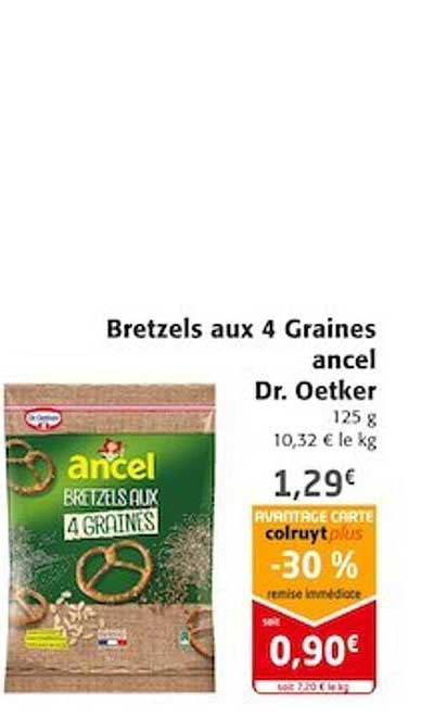 bretzels aux 4 graines ancel dr. oetker