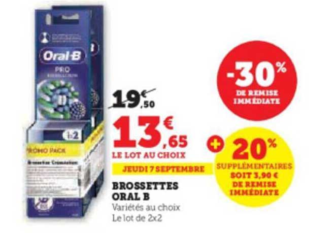 brosettes oral b