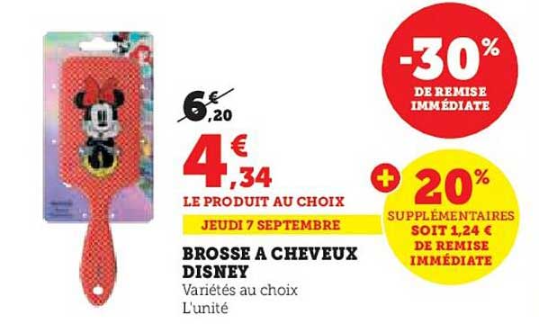 Brosse à Cheveux Disney