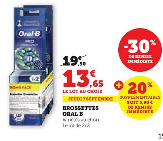brossettes oral b