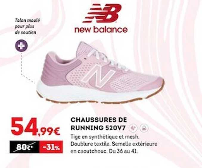 chaussures de running 520v7 new balance