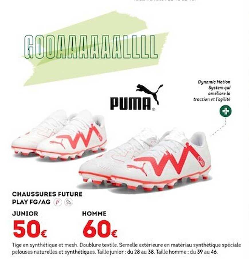chaussures future play fg / ag puma