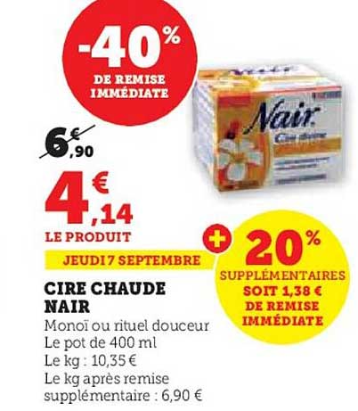 Cire Chaude Nair