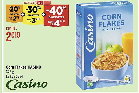 corn flakes casino