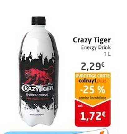 crazy tiger energy drink