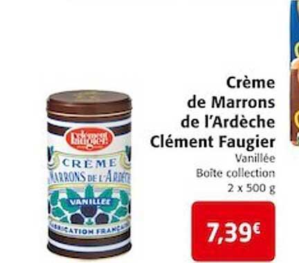 crème de marrons de l'ardèche clément faugier