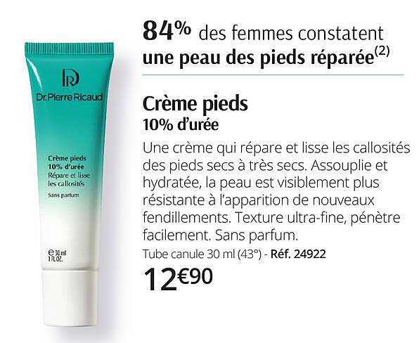 crème pieds 10% d'urée