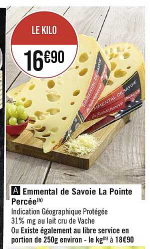 Emmental De Savoie La Pointe Percée