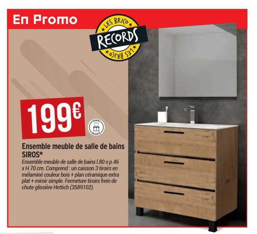Ensemble Meuble De Salle De Bains Siros
