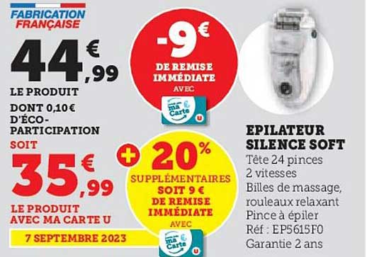 épilateur Silence Soft