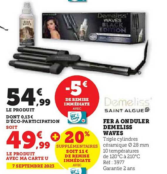 Fer à Onduler Demeliss Waves