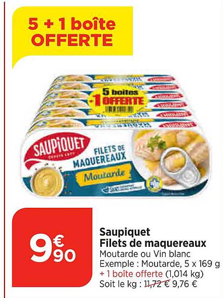 Filets De Maquereaux Saupiquet