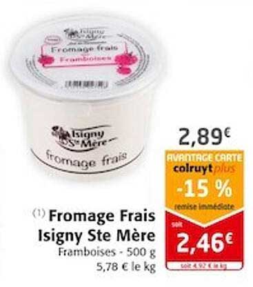 fromage frais isigny ste mère