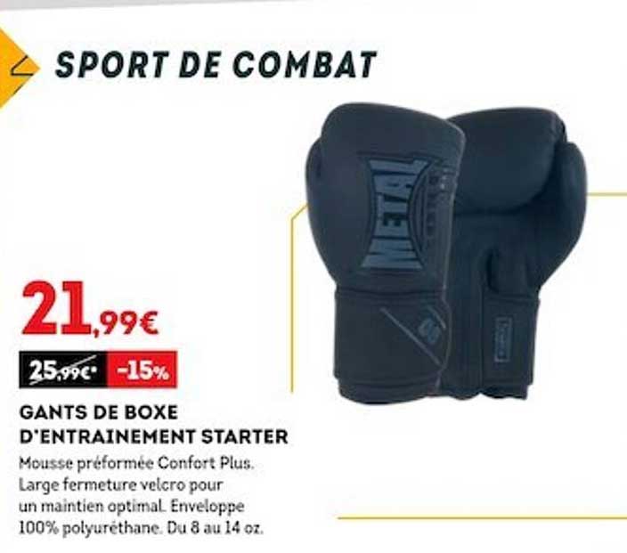 gants de boxe d'entraînement  starter