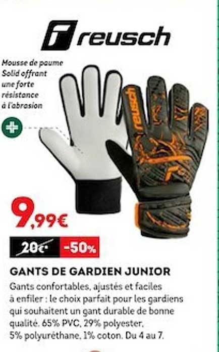 gants de gardien junior reusch