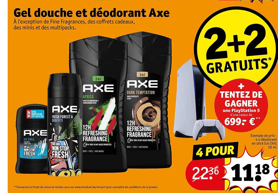 Gel Douche Et Déodorant Axe