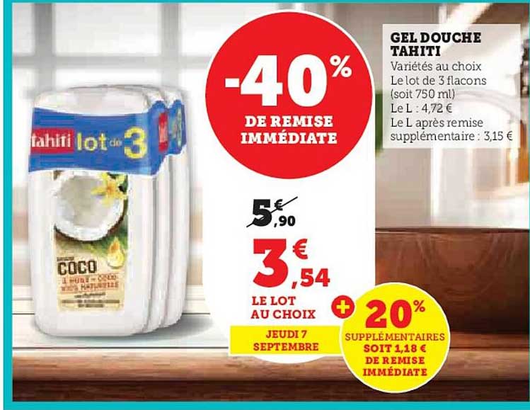Gel Douche Tahiti