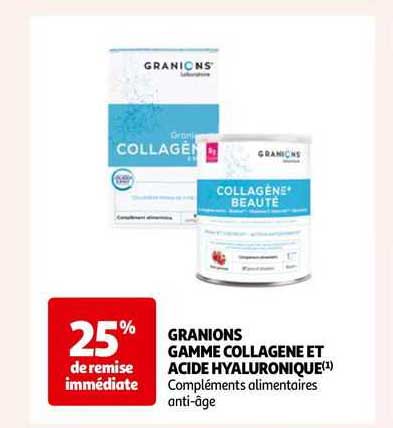 granions gamme collagène et acide hyaluronique