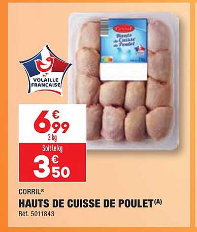 Hauts De Cuisse De Poulet Corril