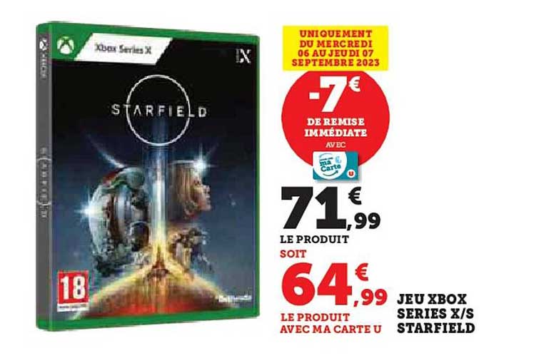 jeu xbox séries x/s starfield