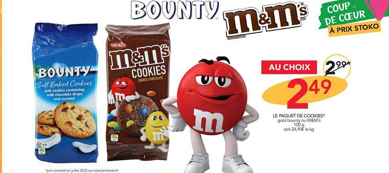 Le Paquet De Cookies Bounty, M&m's