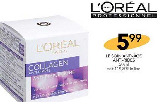 le soin anti-âge anti-rides l'oréal professionnel