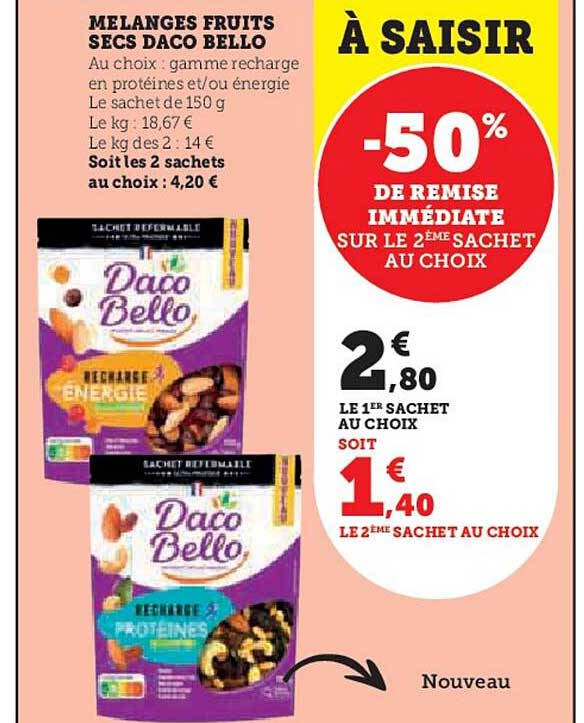 mélanges fruits secs daco bello