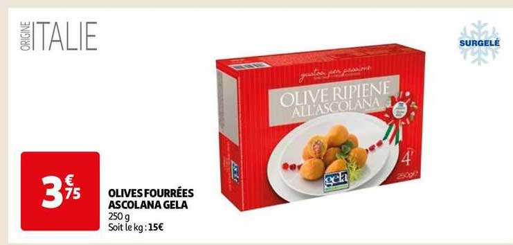 Olives Fourrées Ascalana Gela