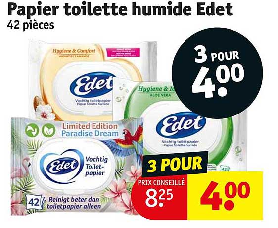 Papier Toilette Humide Edet