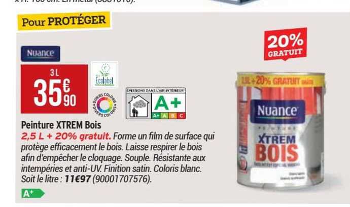 Peinture Xtrem Bois Nuance