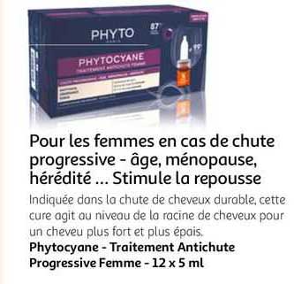 phytocyane - traitement antichute progressive femme